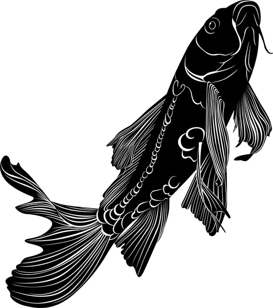 Ryby Koi - Wektor, obraz