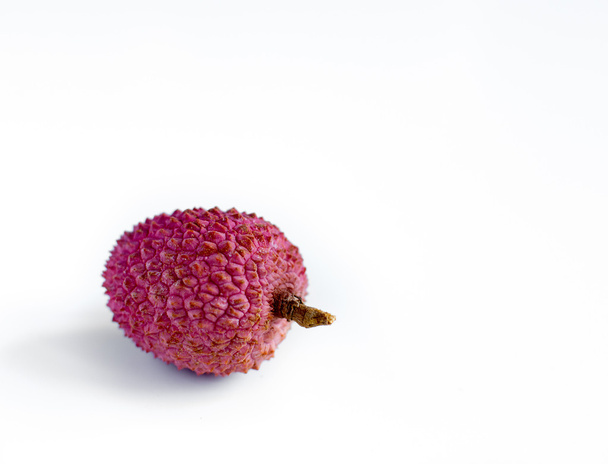 Lychee. Fresh lychees isolated on white background - Foto, Bild