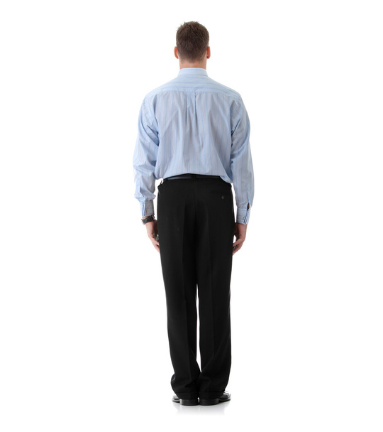 Businessman standing back - Фото, зображення