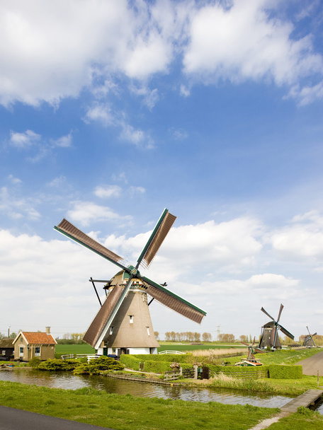yel değirmenleri, zevenhuizen, Hollanda - Fotoğraf, Görsel