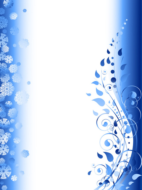 Winter swirls - Vector, afbeelding