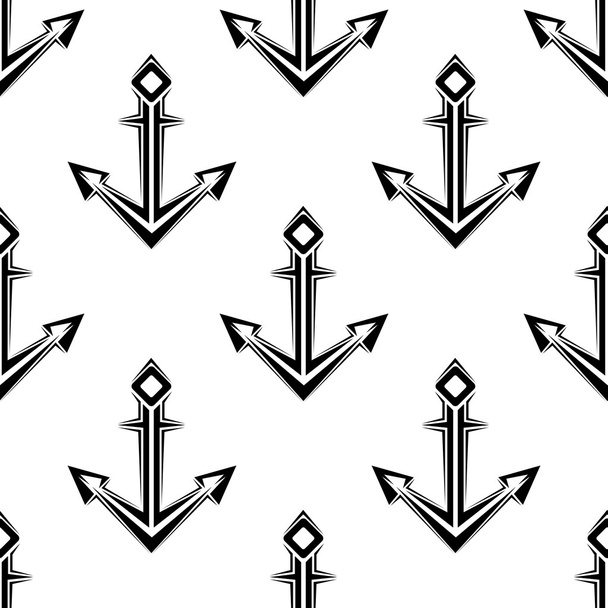 Sea anchor seamless pattern - Vector, Image