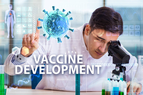 Concetto di sviluppo del vaccino Coronavirus covid-19 - Foto, immagini