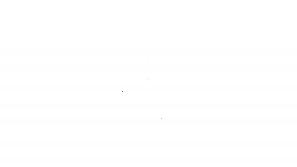 Musta viiva Lisää Ostoskori kuvake eristetty valkoisella taustalla. Nettiostokonsepti. Toimituspalvelu. Supermarketin korisymboli. 4K Video motion graafinen animaatio
 - Materiaali, video