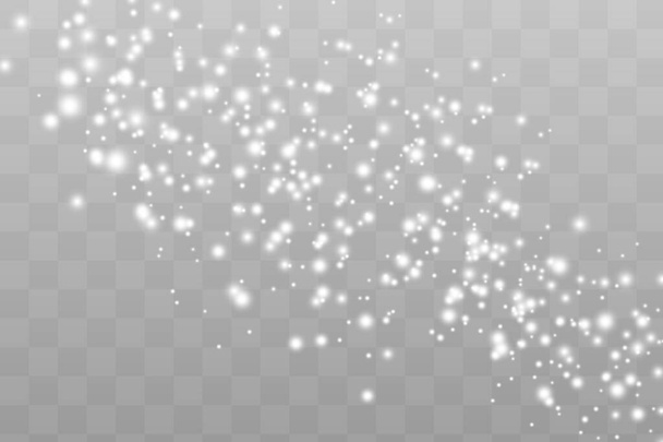 Set of glowing lights effects isolated on transparent background. Sun flash with rays and spotlight. Glow light effect. Star burst with sparkles. - Vector, Image