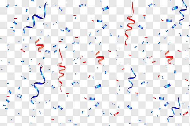 Vector confetti. Ilustração festiva. festa popper isolado no fundo branco
 - Vetor, Imagem