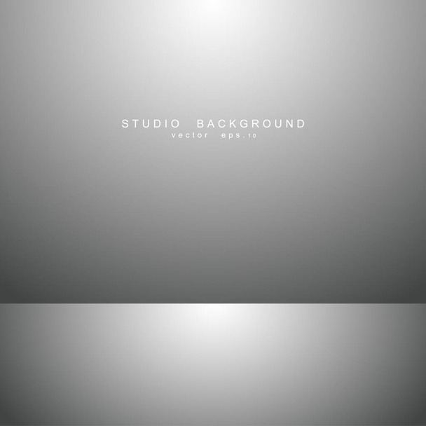 Bianco grigio gradiente studio stanza sfondo. Vettore EPS 10 - Vettoriali, immagini