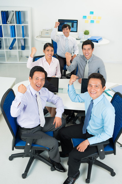 Powerful business team - Photo, Image