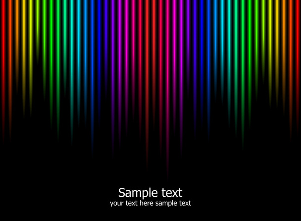 Abstract rainbow colours background - Vector, Imagen