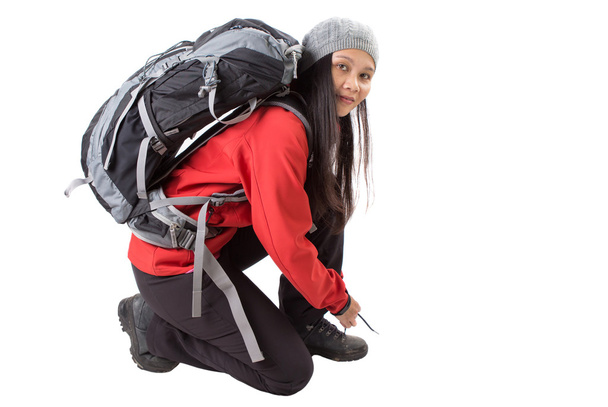 Female With Hiking Attire - Foto, Imagem