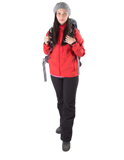 Female With Hiking Attire - Фото, изображение