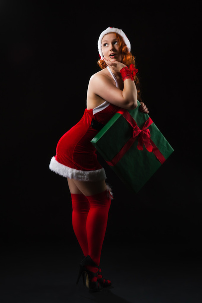 Christmas girl - Foto, imagen