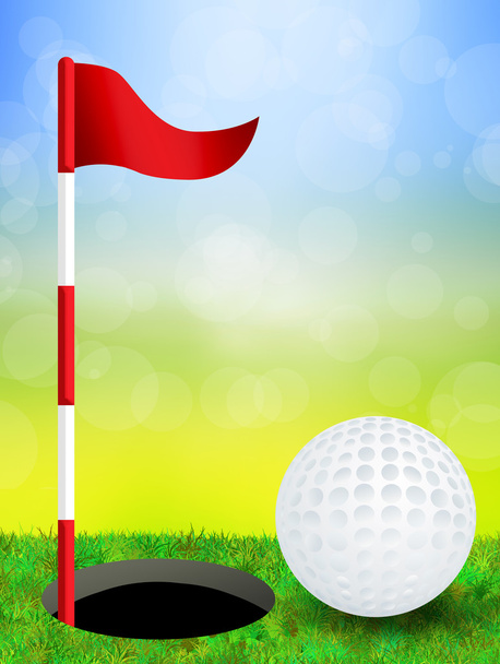 Illustration of golf - Foto, Bild