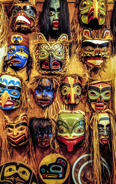 Native American masks - Photo, Image