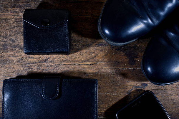 черные предметы мужского гардероба
 - Фото, изображение