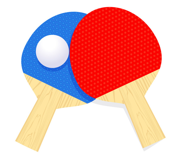 Ping pong - Vettoriali, immagini