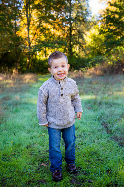 Young Boy Outdoors Portrait - Fotografie, Obrázek