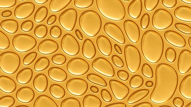 Gold texture background with relief and circles. 3d rendering, 3d illustration. - Fotó, kép