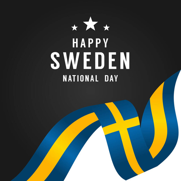 Illustrazione di progettazione vettoriale del giorno dell'indipendenza della Svezia per celebrare il momento
 - Vettoriali, immagini