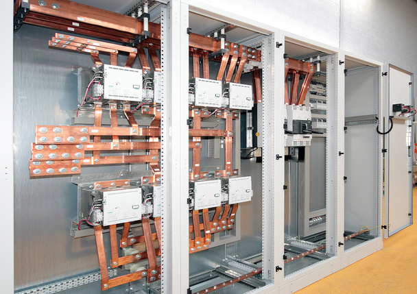 Electrical power switchboard - Photo, Image