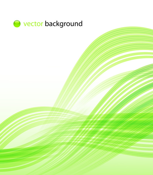 Green abstract background - Vector, imagen