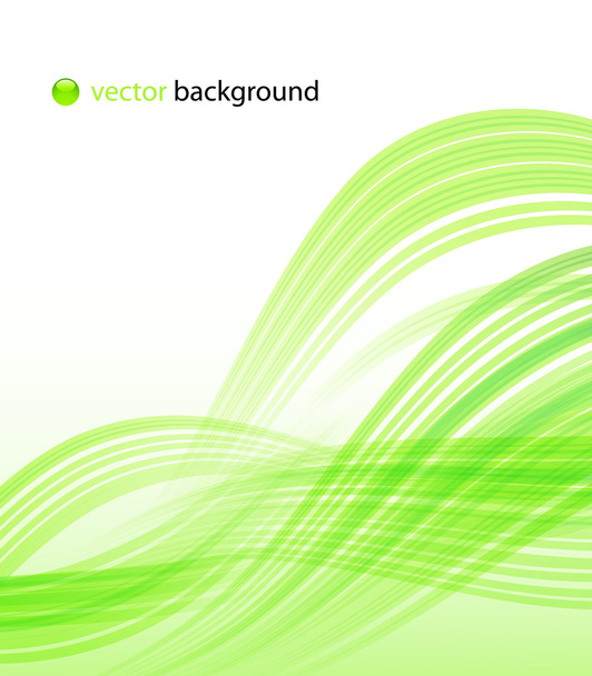 Green abstract background - Vector, imagen