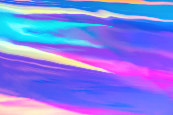 Textura borrosa en colores violeta, rosa y menta. Fondo holográfico de moda abstracto en estilo de los años 80. Synthwave. Al estilo vaporwave. Retrowave, futurismo retro, webpunk
 - Foto, imagen