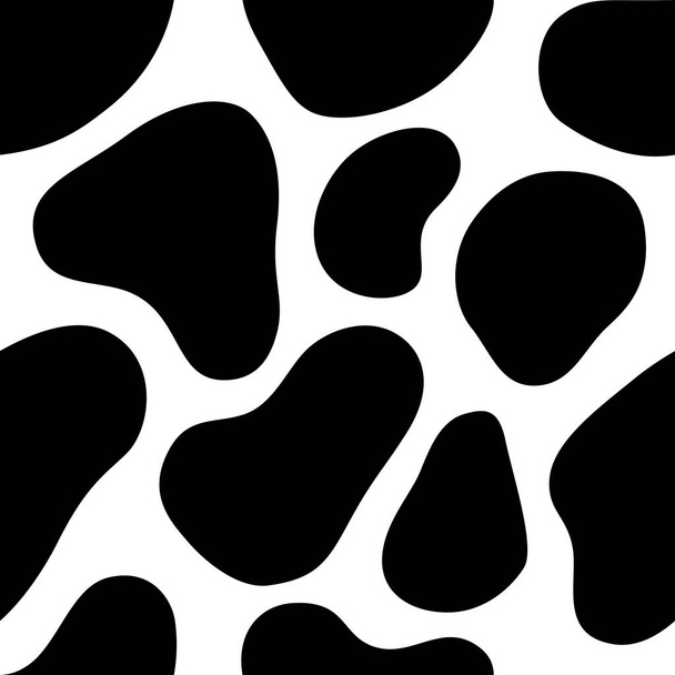 Patrón de piedra redonda sin costuras. Fondo abstracto en blanco y negro con formas orgánicas. Ilustración vectorial, EPS 10
. - Vector, imagen
