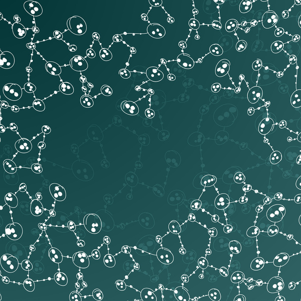 ручна намальована молекула ДНК
 - Вектор, зображення