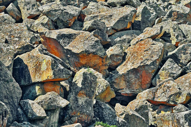 pilha de grandes pedras closeup para abstrato natural texturizado fundo
 - Foto, Imagem