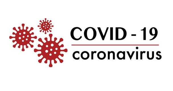 Coronavirus disease named COVID-19, dangerous virus vector illustration. - Вектор,изображение