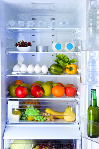 Refrigerator full of food - Valokuva, kuva