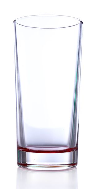 Empty glass, isolated on white - Zdjęcie, obraz