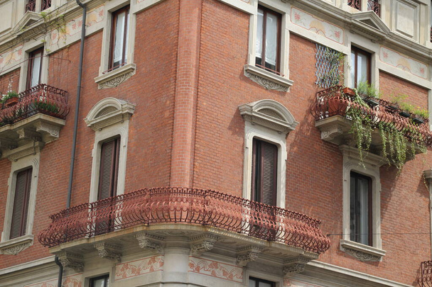 Architectonic heritage in the old town of Milan - Foto, Imagem