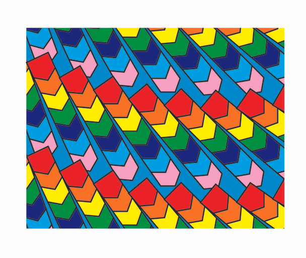 Hermoso diseño de patrón para la industria textil y de suelos
 - Vector, Imagen