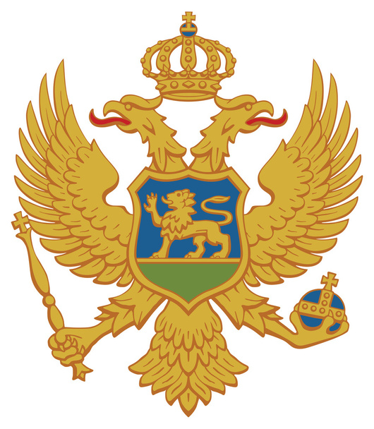 Wappen von Montenegro - Foto, Bild