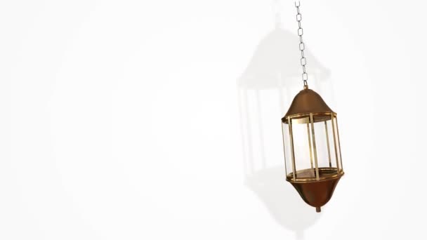 Bílé podsvícené lucerny jsou vhodné pro použití jako pozadí při náboženských příležitostech - Záběry, video