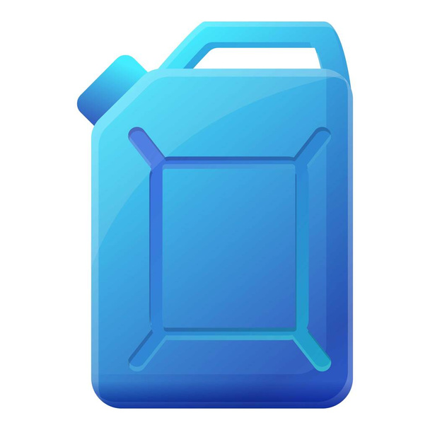 Empty canister icon, cartoon style - Vetor, Imagem