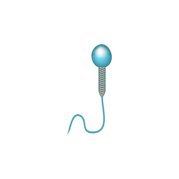 A sperma kóros formái az ejakulátumban. Férfi meddőség Oligospermia. Spermogram. Sperma rendellenességek. Infografikák. Vektorillusztráció izolált háttérrel. - Vektor, kép