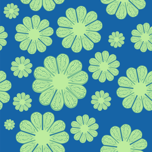 Seamless flower pattern2 - ベクター画像