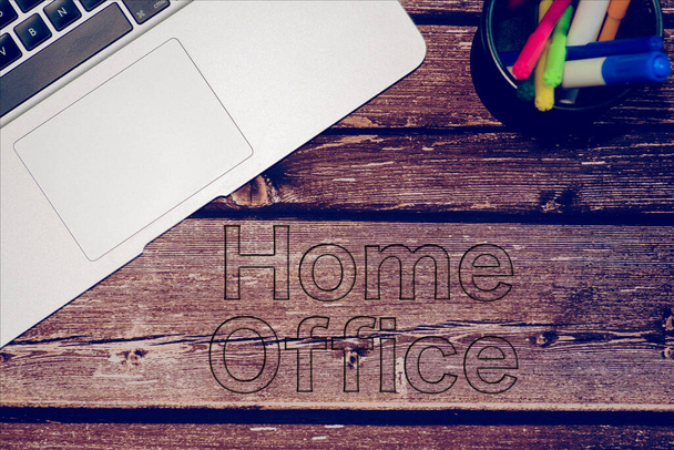 Офис, компьютер и домашний офис - Фото, изображение