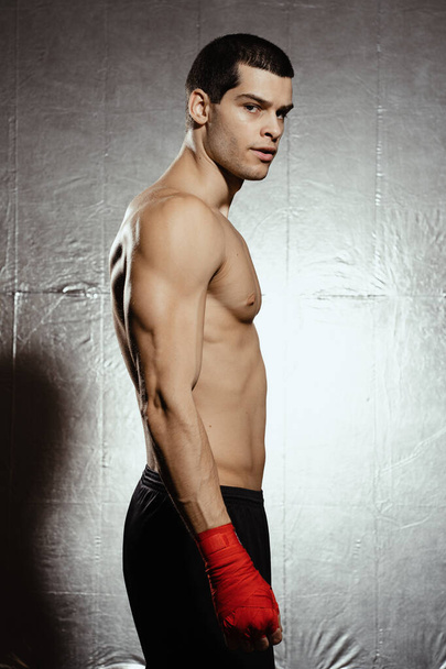 Портрет боксера-мужчины
 - Фото, изображение