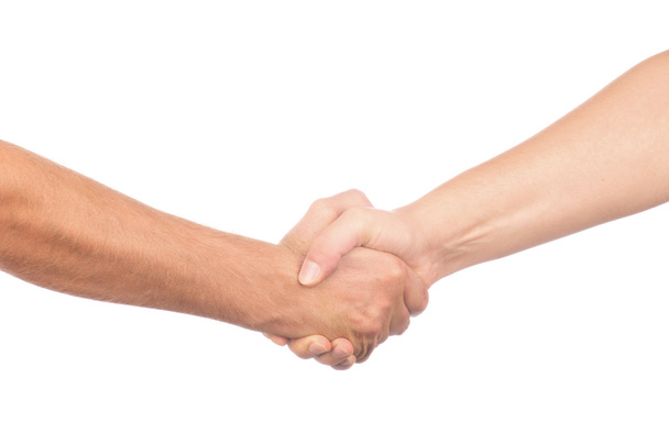 Closeup of people shaking hands - Foto, Imagen