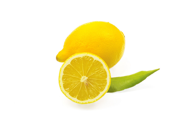 Fresh lemon citrus isolated on white background - Fotografie, Obrázek