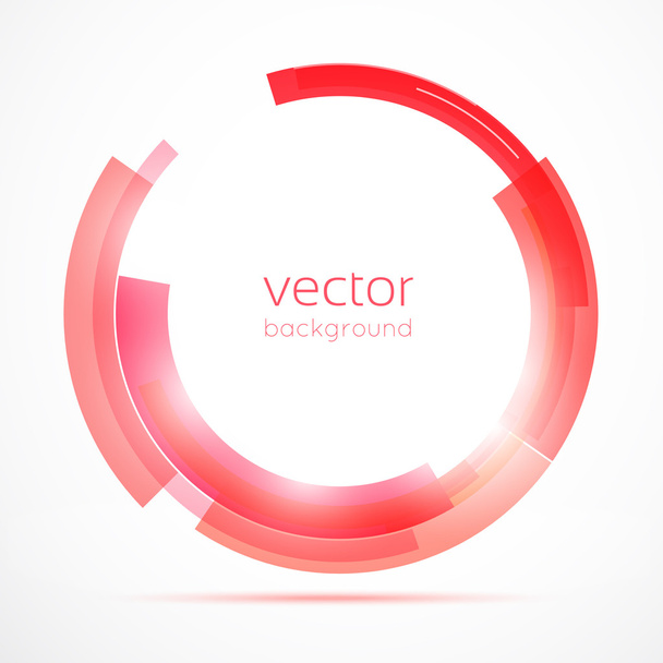 Círculo rojo para su negocio
 - Vector, imagen