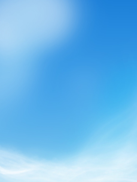blauwe lucht is bedekt met witte wolken - Foto, afbeelding