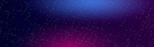Красивий фон зоряне чорно-синє небо з літаючими кометами
 - Вектор, зображення