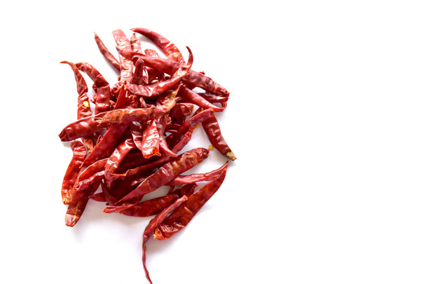A pile of dried red chili. - Fotoğraf, Görsel