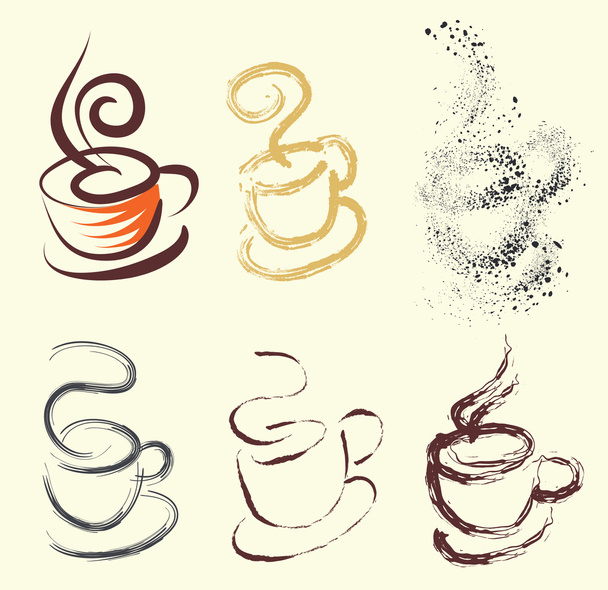 Coffee cups - Vector, Image