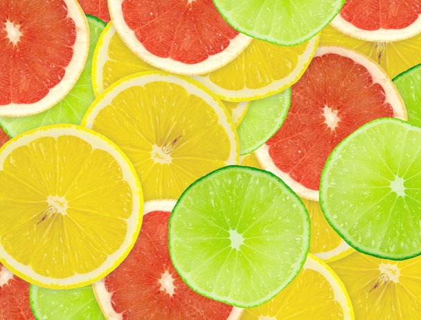 Abstract background of citrus slices - Φωτογραφία, εικόνα